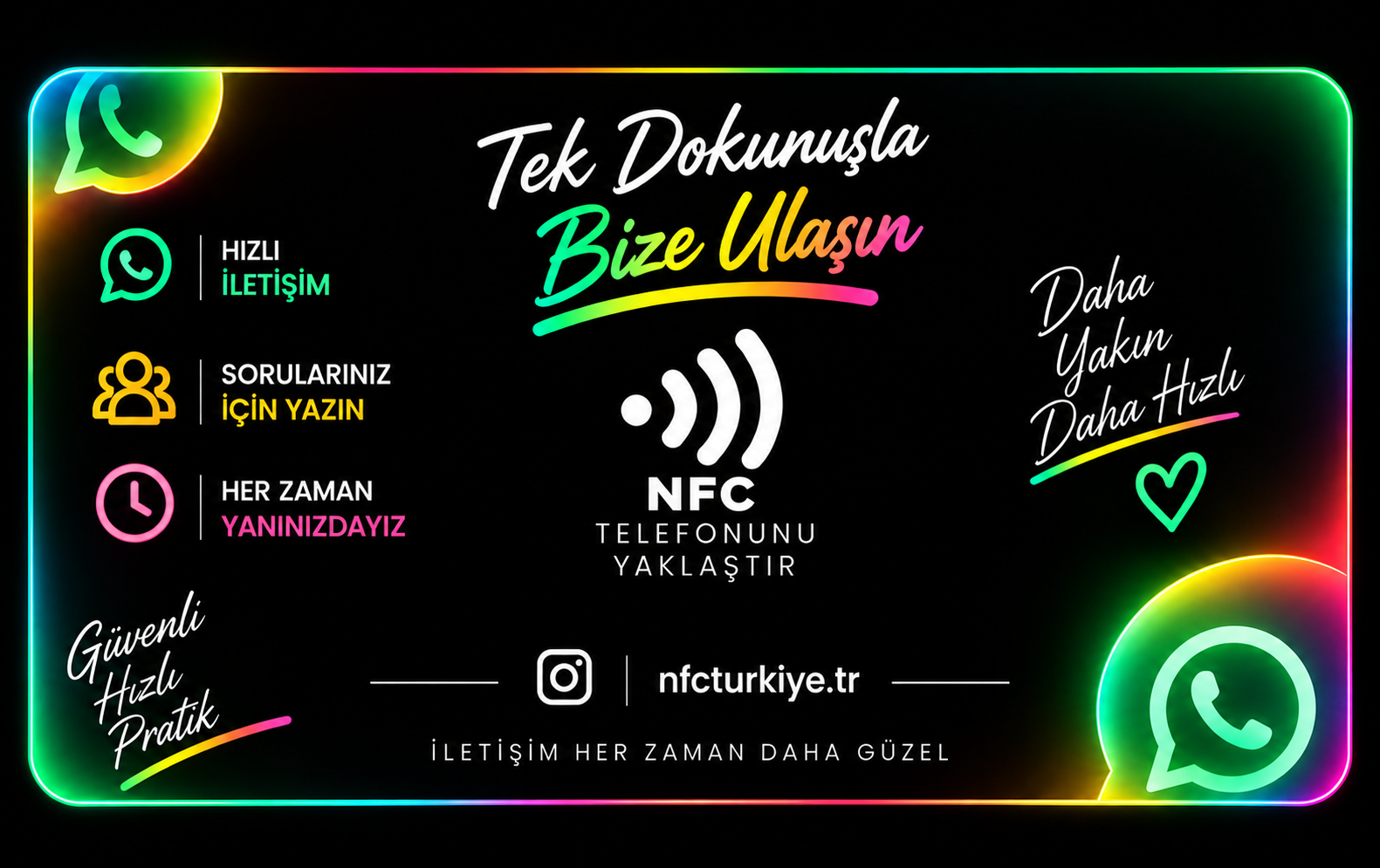 WhatsApp kartının gerçek arka yüzü